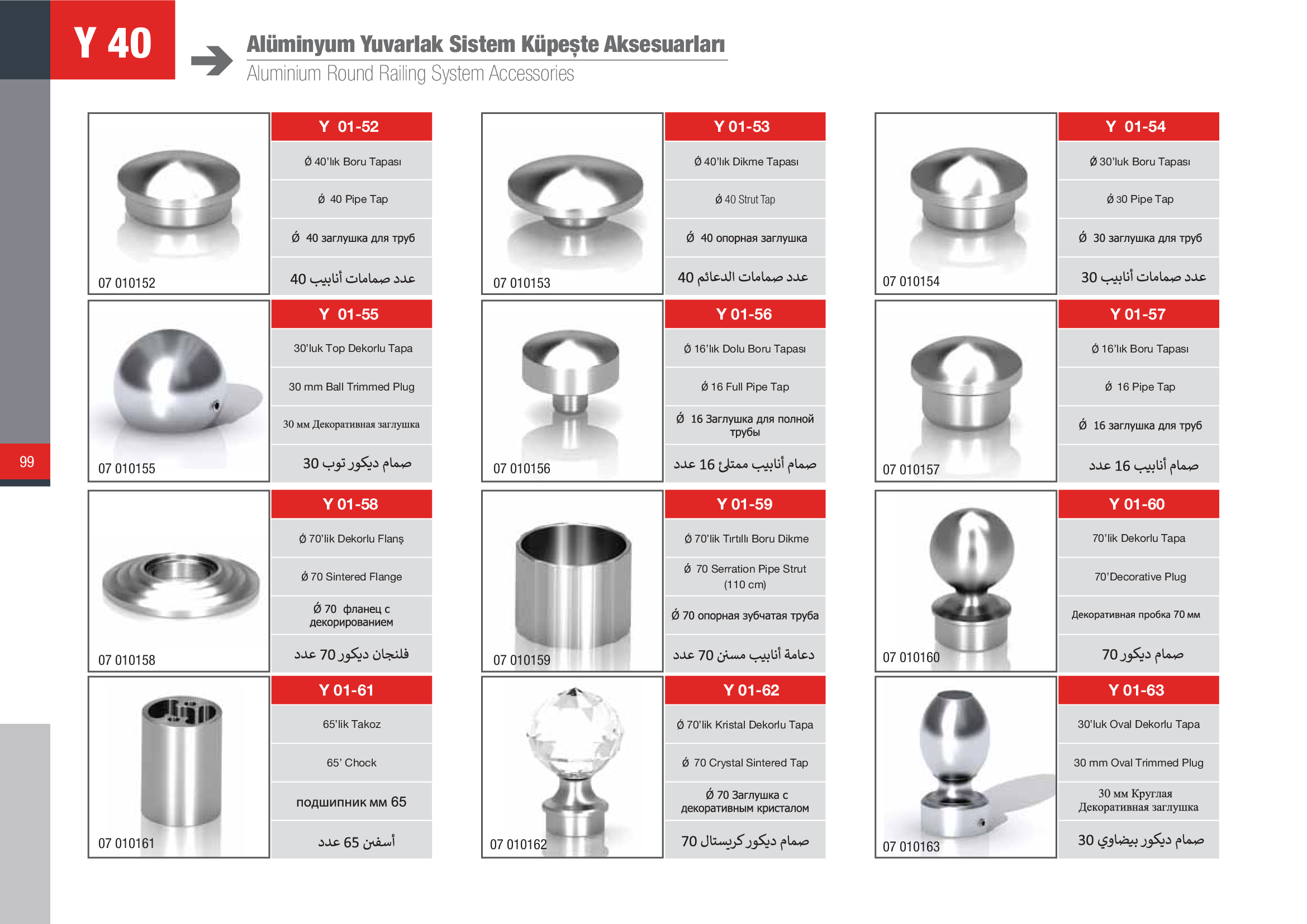 Küpeşte Oval Sistemleri 6